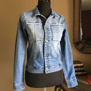 KENNETH COLE NEW YORK LIGHT BLUE PREMIUM DENIM JACKET